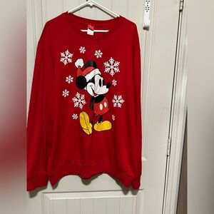 Disney Red Sweatshirt